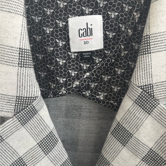 CAbi Blazer Women’s Sz 10 Valentina Plaid Academia Jacket Career Office #5292 - Picture 4 of 7